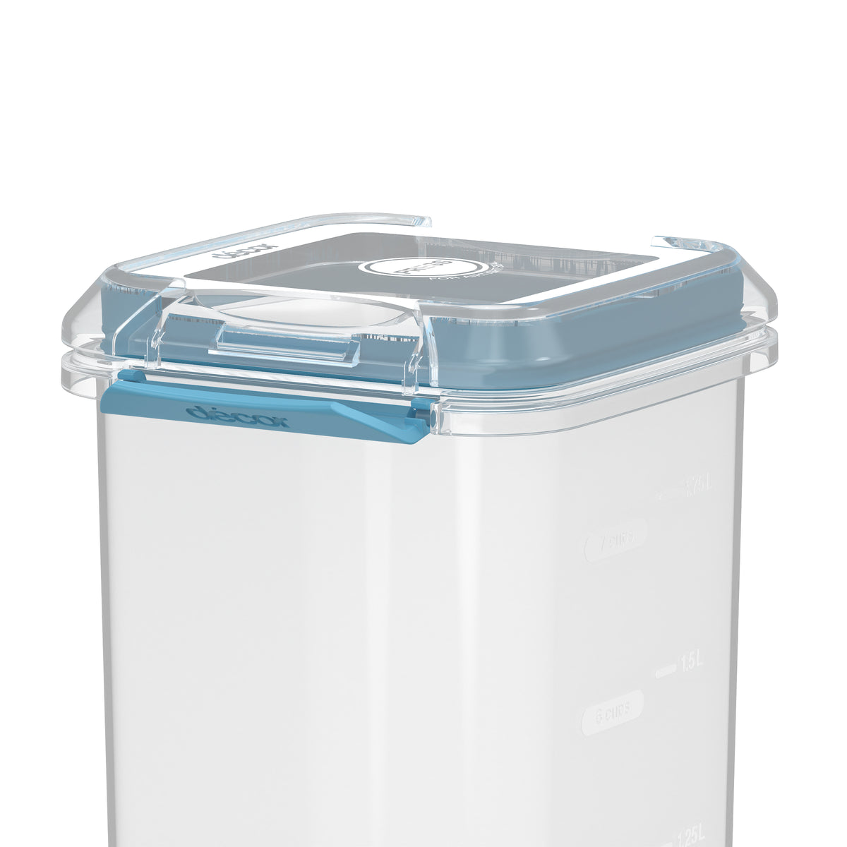Food Containers, Tall, Square, 1.9L