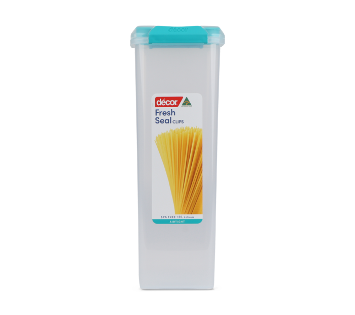 Food Containers, Tall, Square, 1.9L