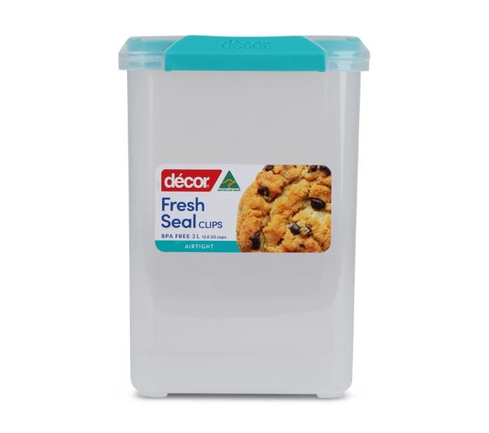 Food Containers, Tall, Square, 3L