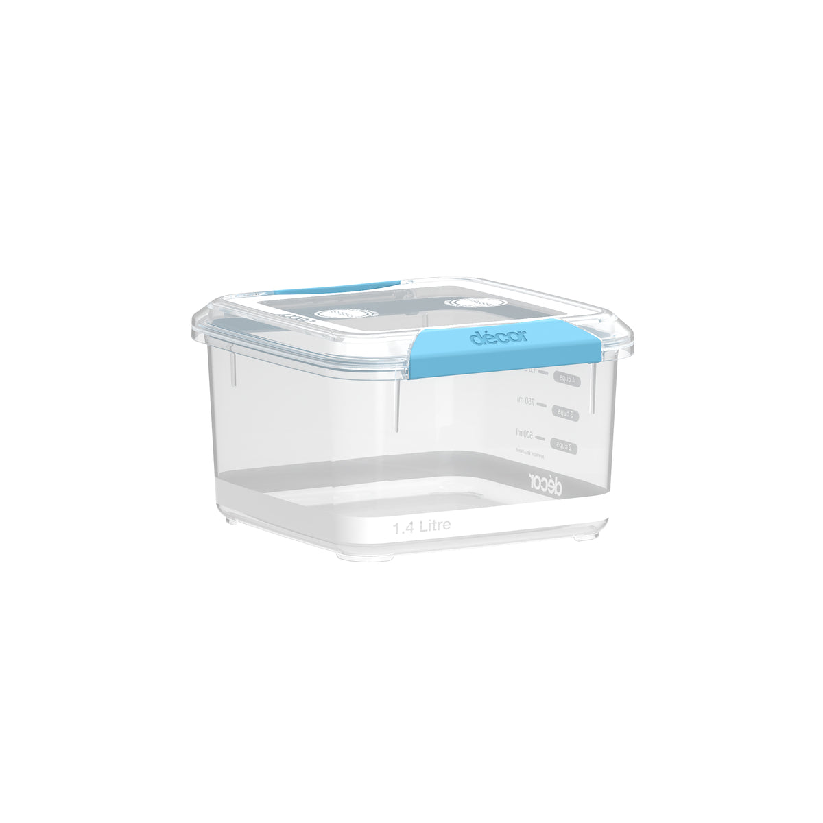 Food Containers, Square, 1.4L