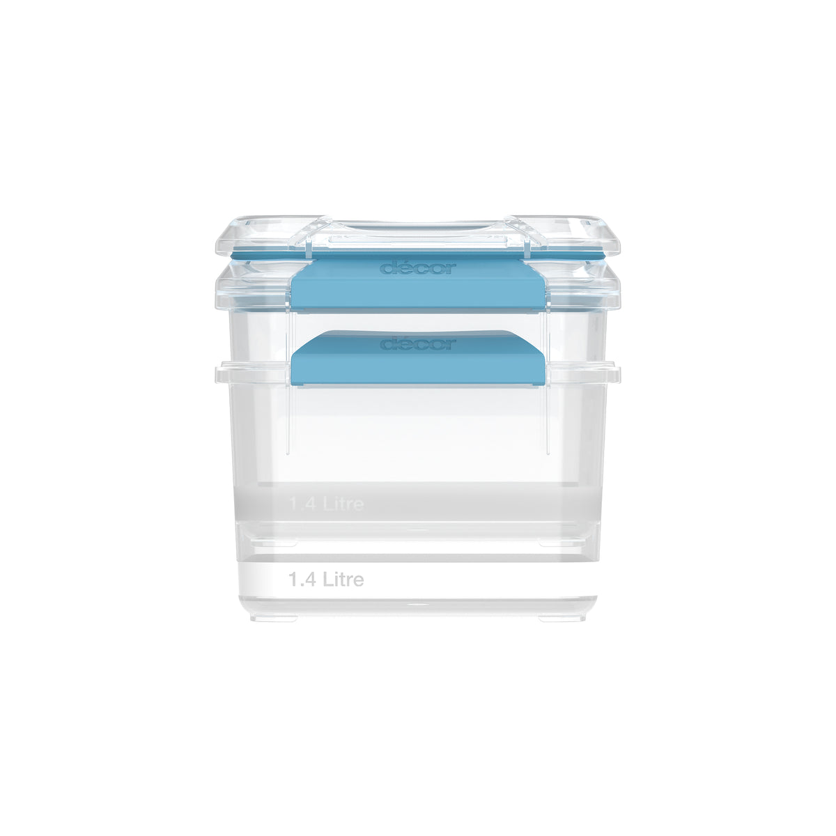 Food Containers, Square, 1.4L, Set