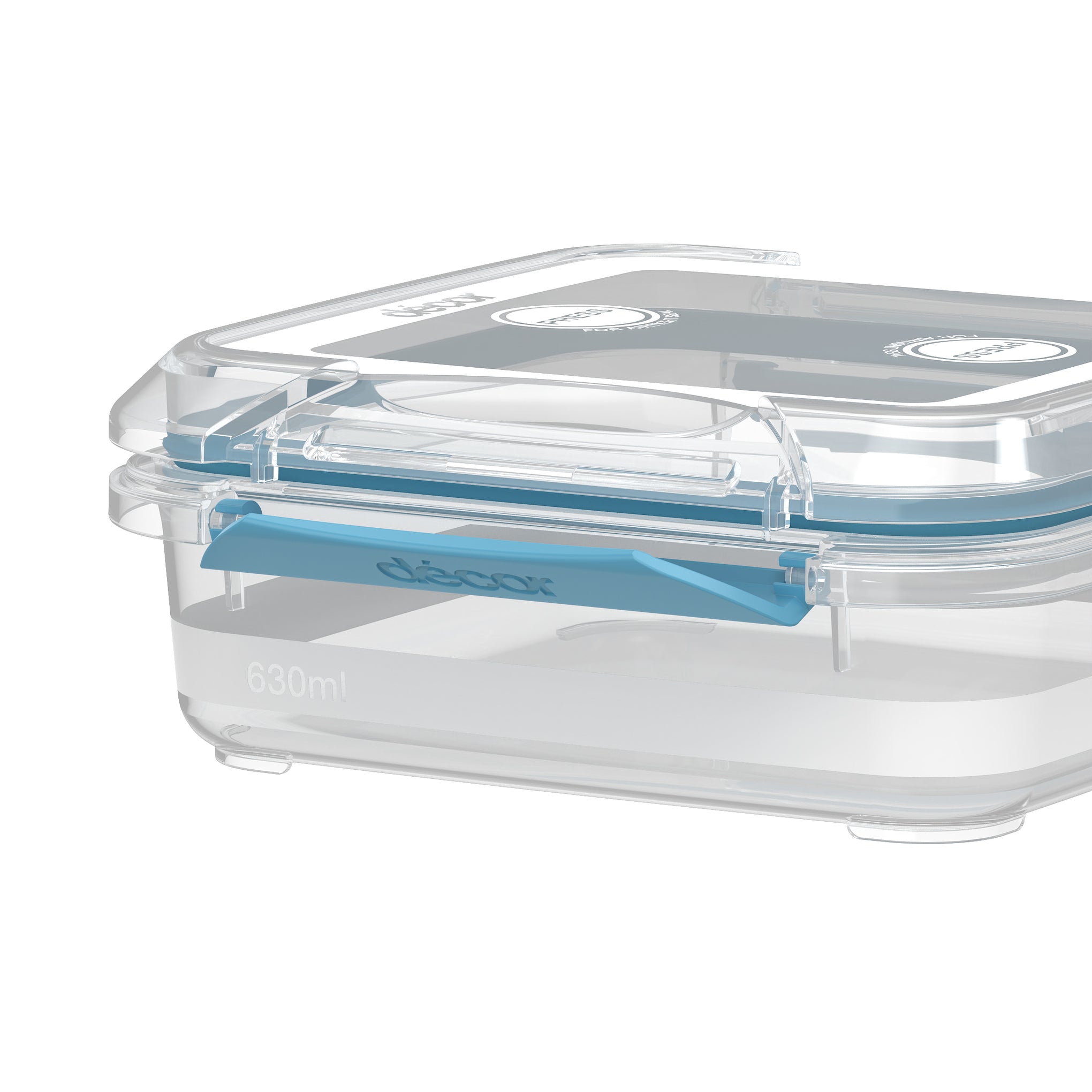 Food Containers, Square, 630ml