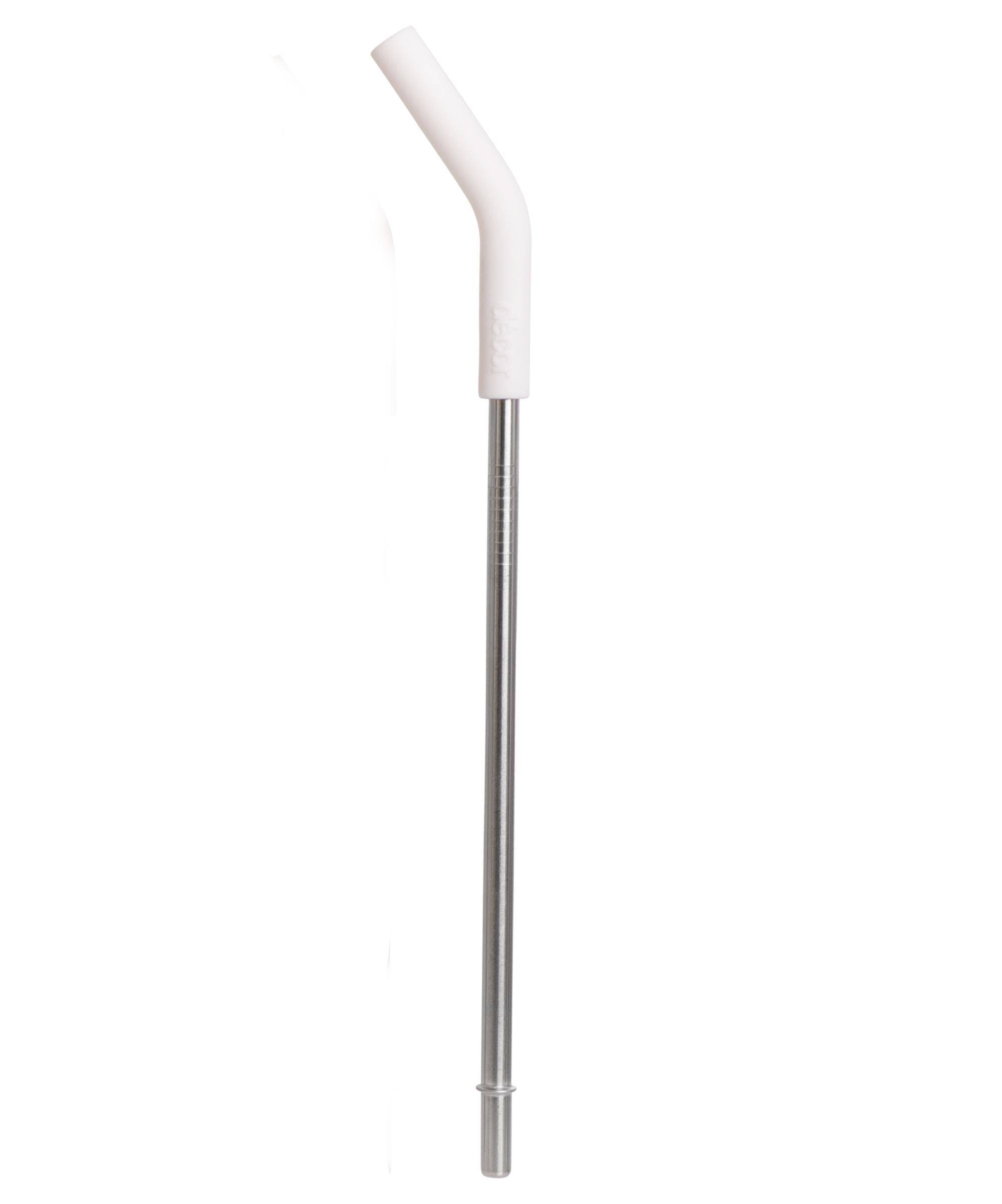 XL Smoothie Tumbler Straw, White