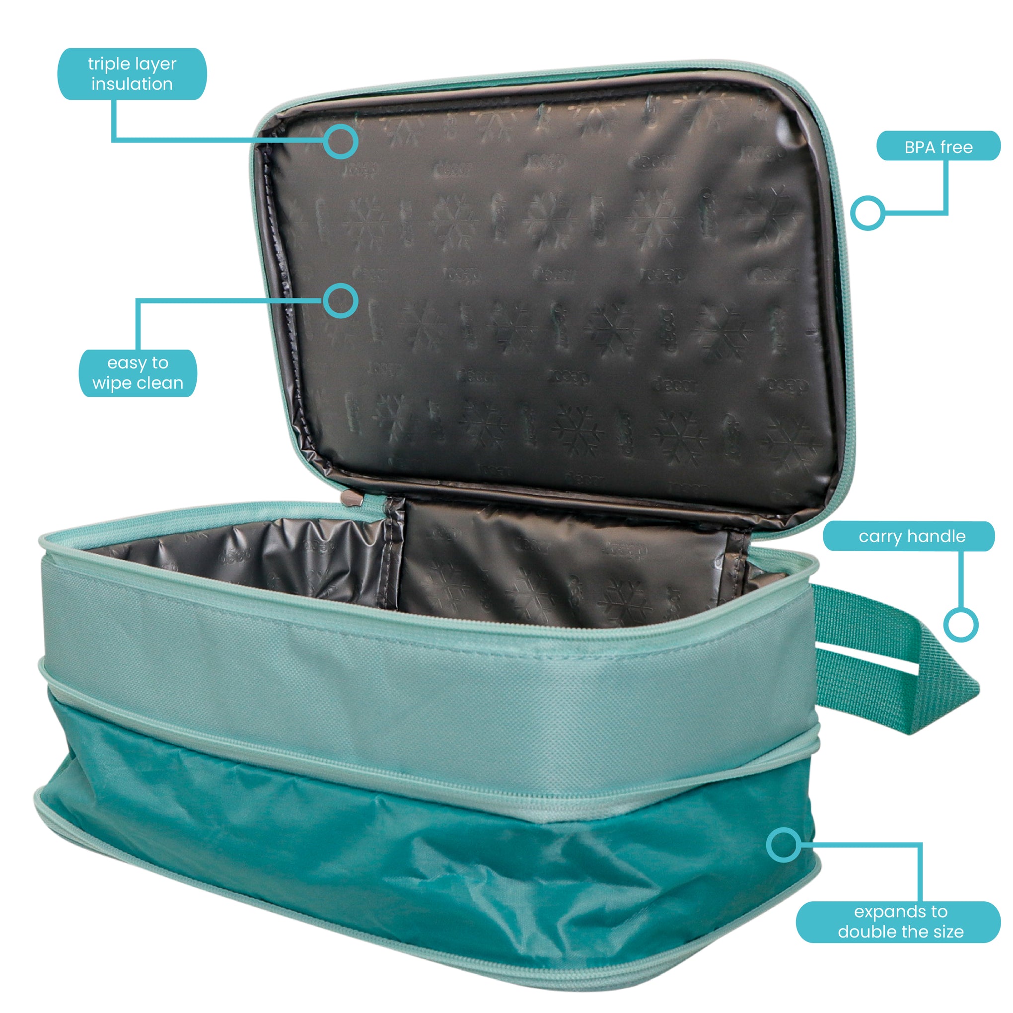 2 in 1 Insulated Expandable Cooler