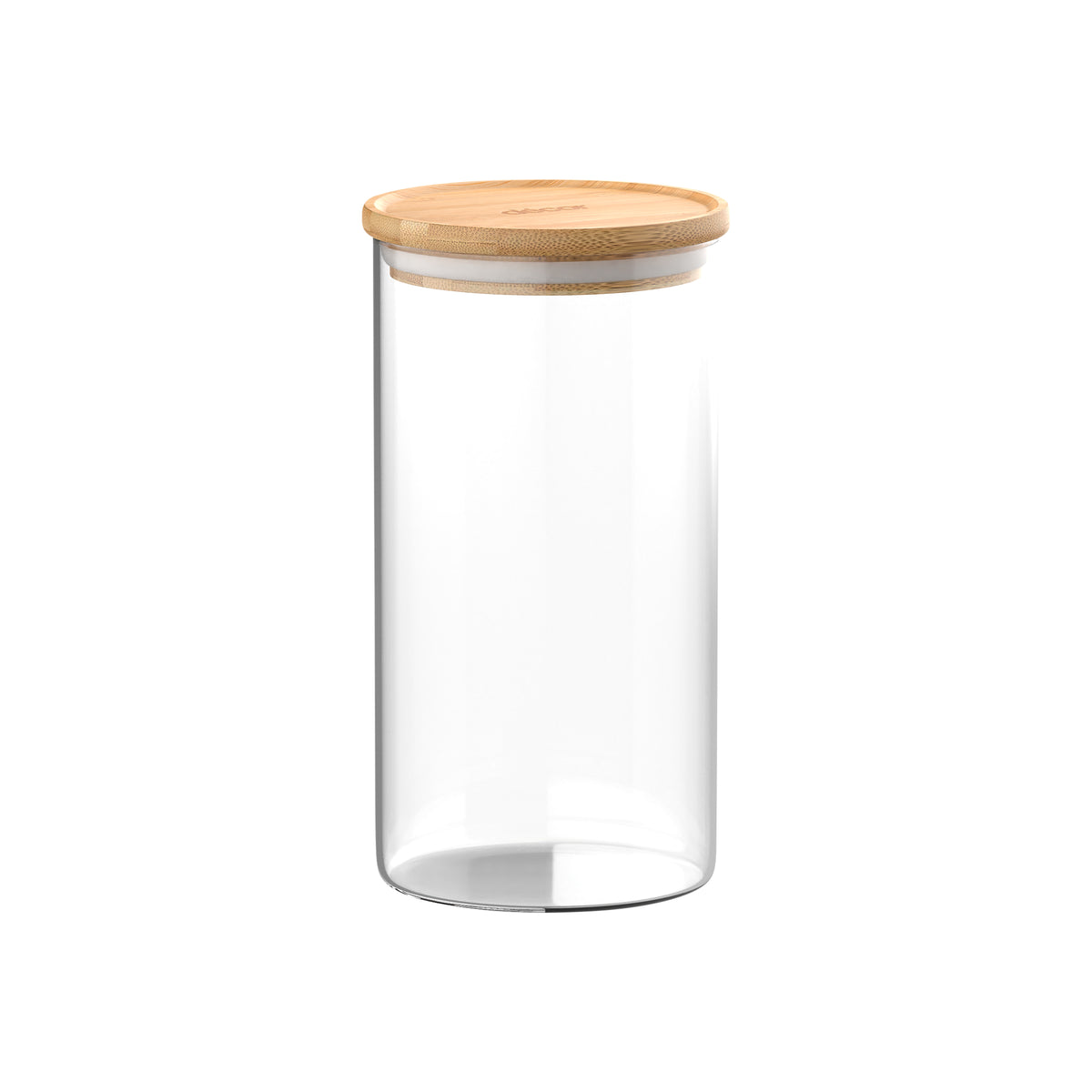 Glass Bamboo Canister, 1.5L