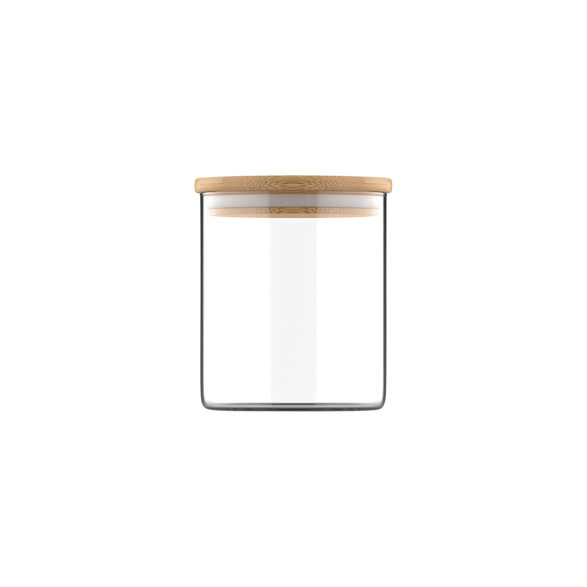 Glass Bamboo Canister, 850ml
