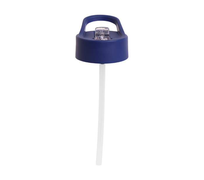 Junior Tritan™ Bottle Lid & Straw, Dark Blue