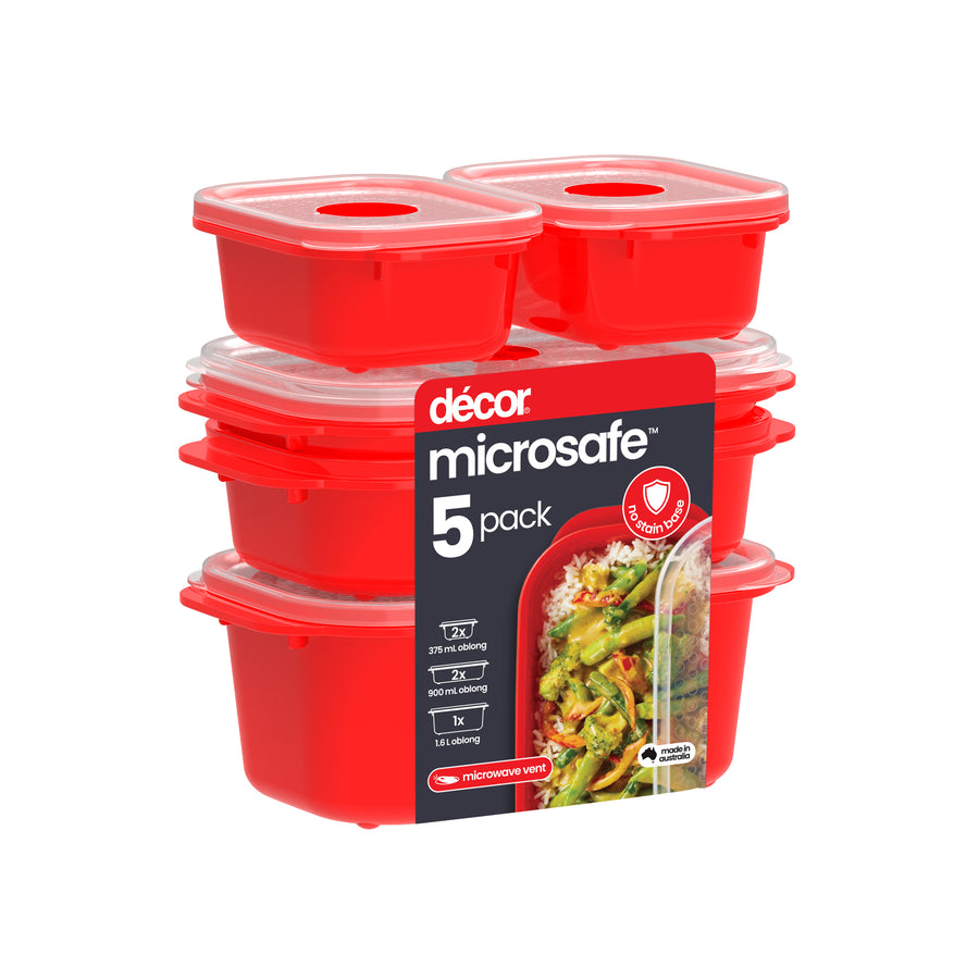 Microwavable Container, Oblong, Set