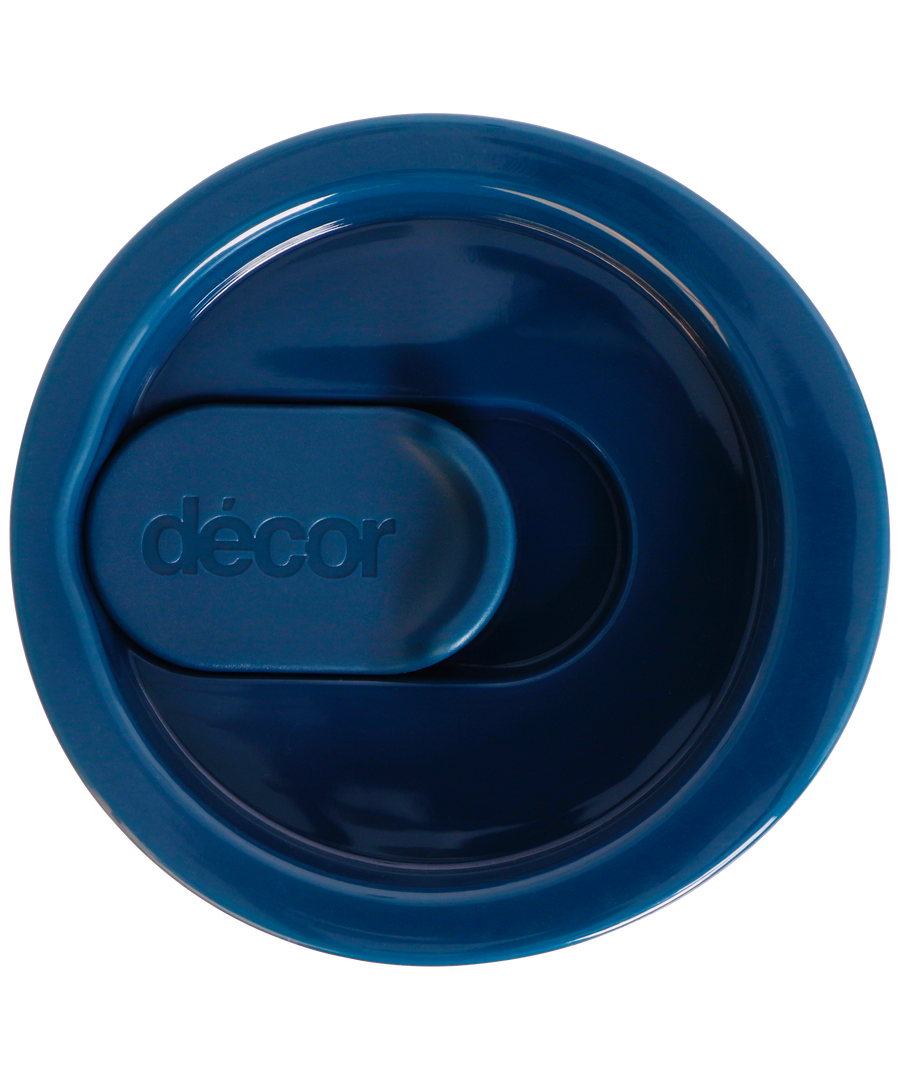 Travel Coffee Cup Double Wall Stainless Steel Lid, Navy
