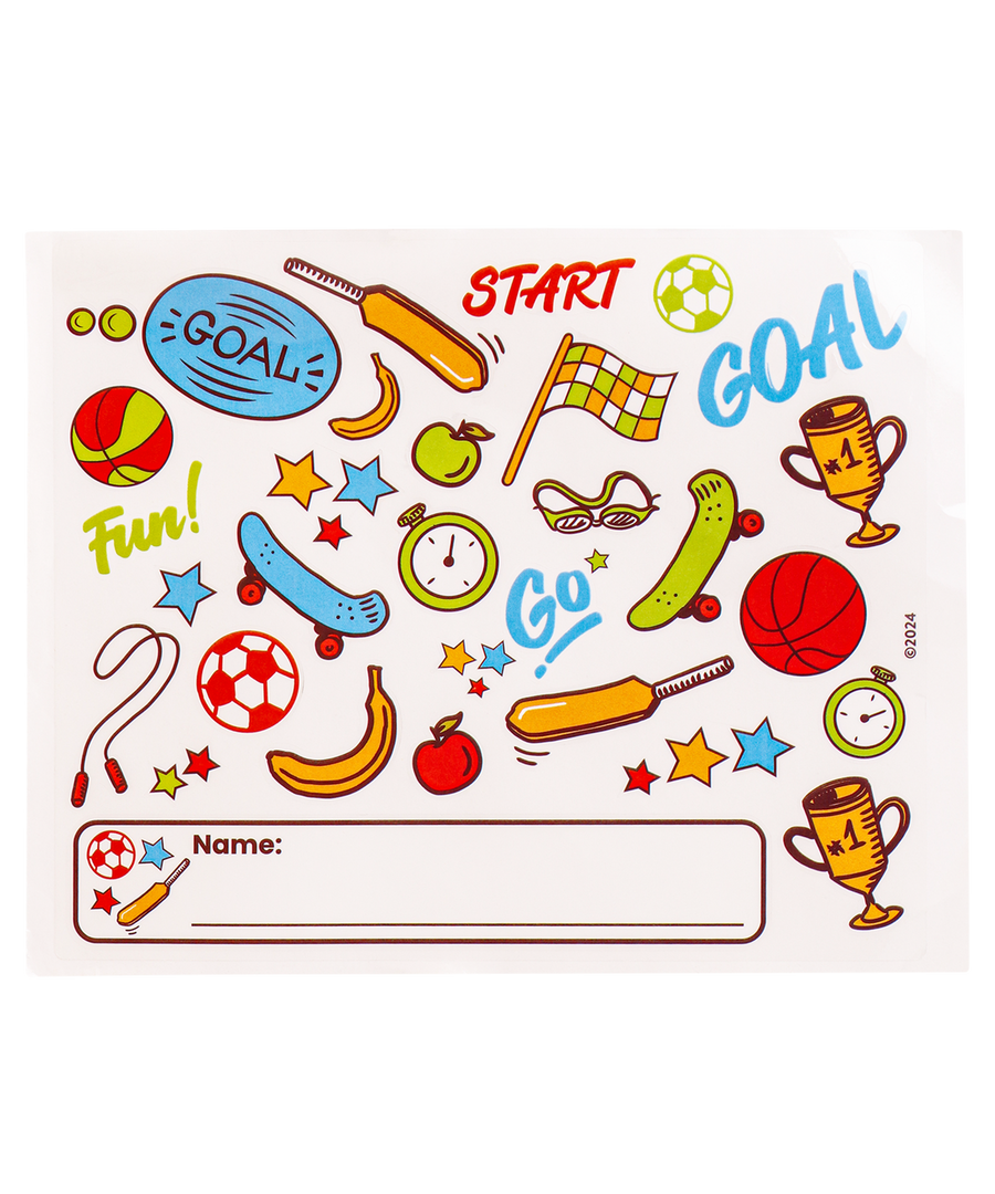 Junior Tumbler Tritan™ Stickers, Blue