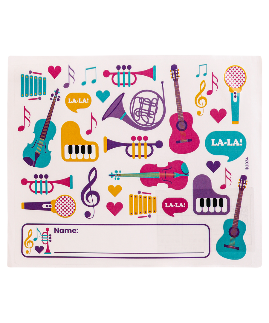 Junior Tumbler Tritan™ Stickers, Pink