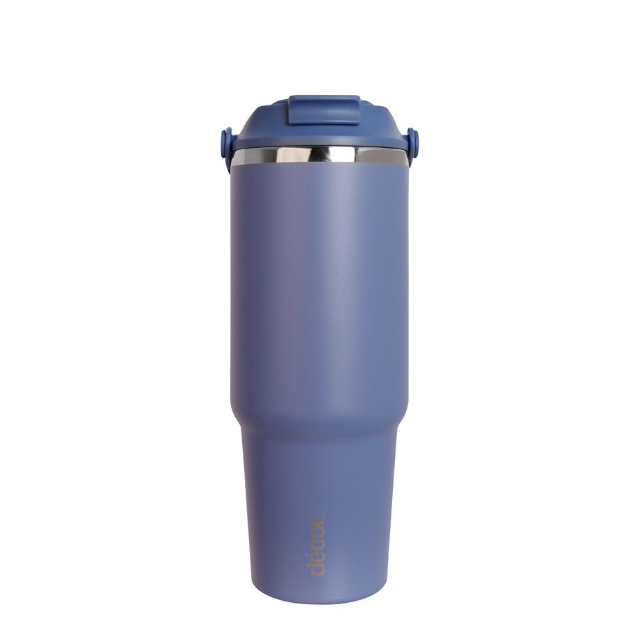 2-in-1 Travel Tumbler Double Wall Stainless Steel 900ml