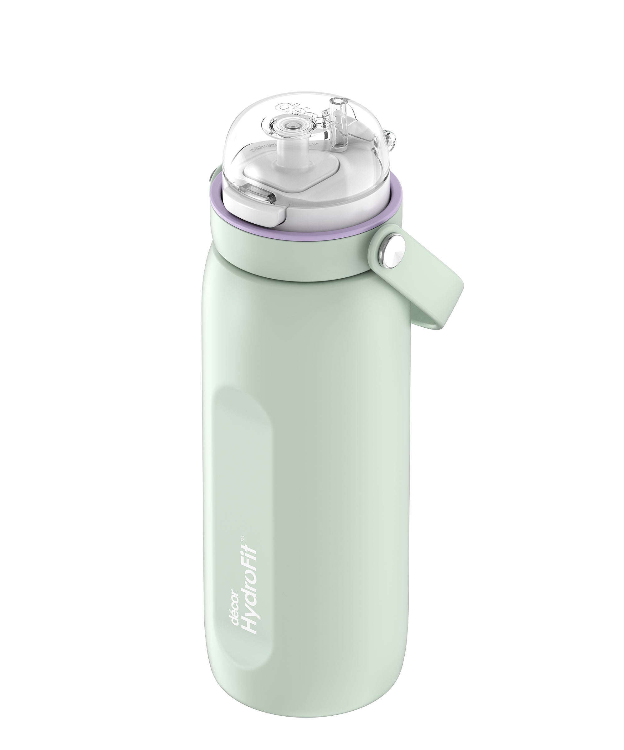 Insulated Stainless Steel Bottle with Deluxe Straw and Flexi Handle, 750ml