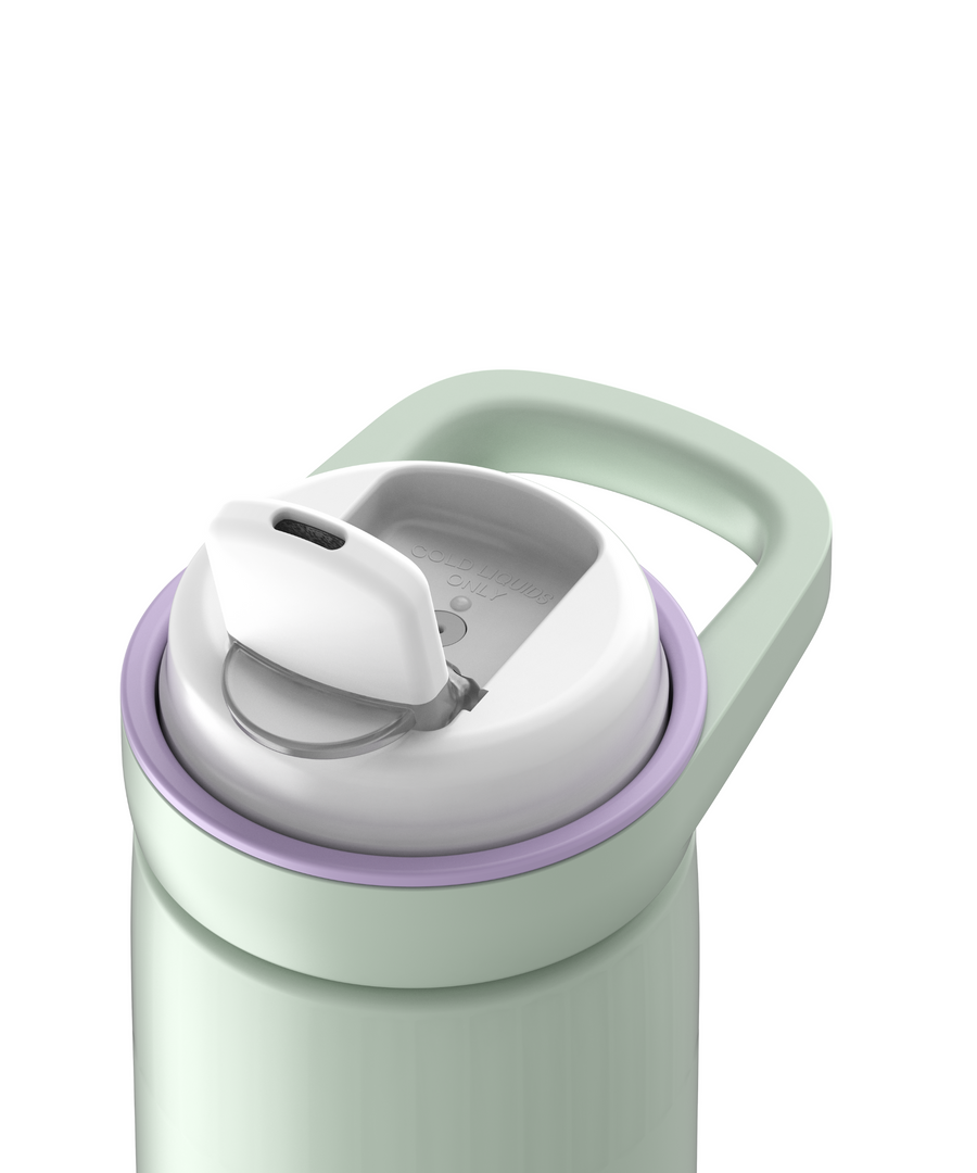 Soft Sip Insulated Stainless Steel Bottle with Rigid Handle, 500mL