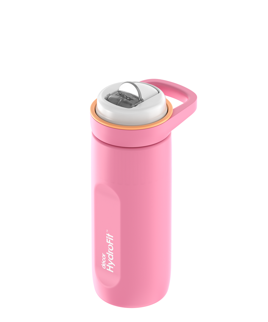 Soft Sip Insulated Stainless Steel Bottle with Rigid Handle, 500mL