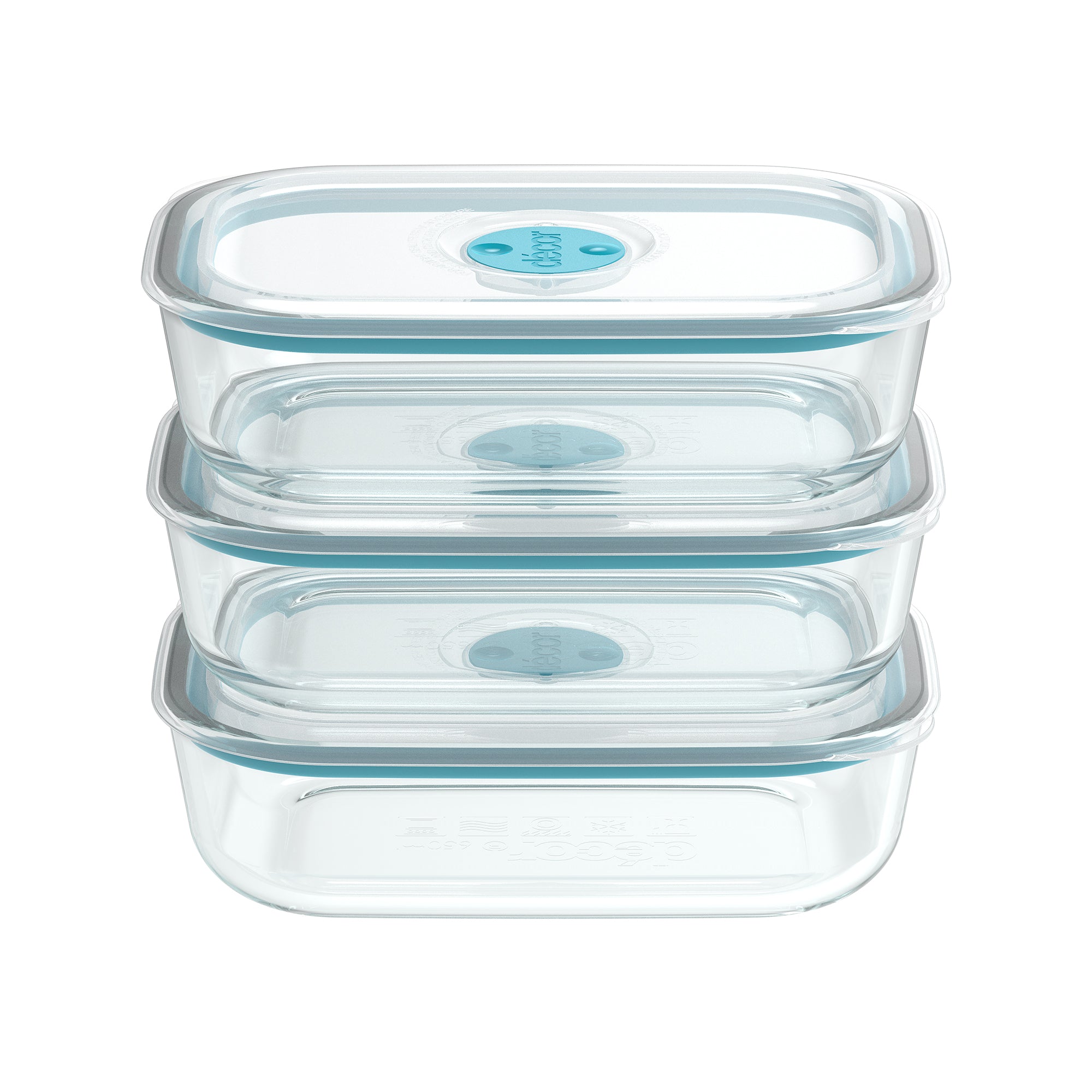 Glass Containers, Slimline, Oblong, 650ml