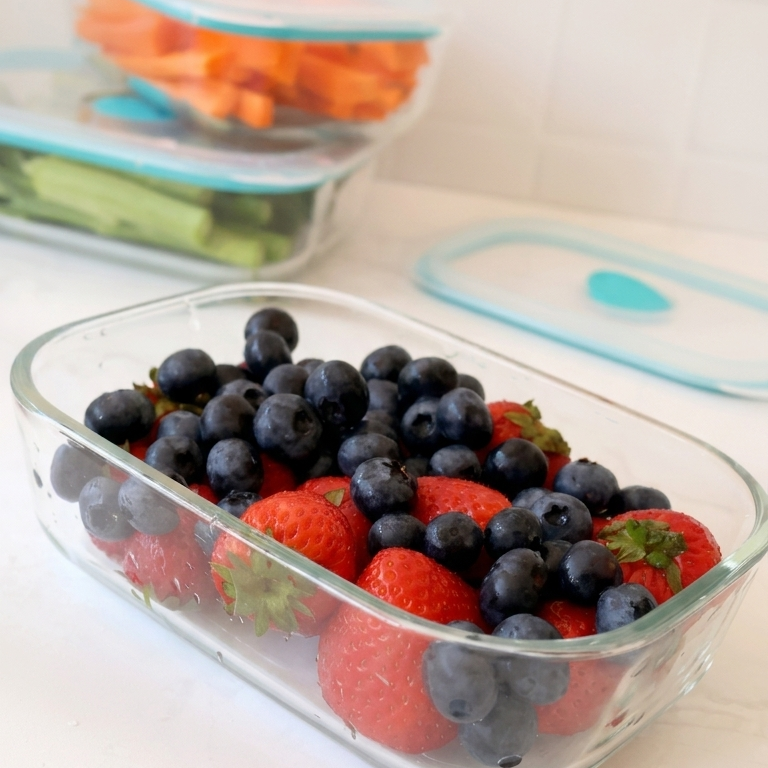 Glass Containers, Slimline, Oblong, 800ml