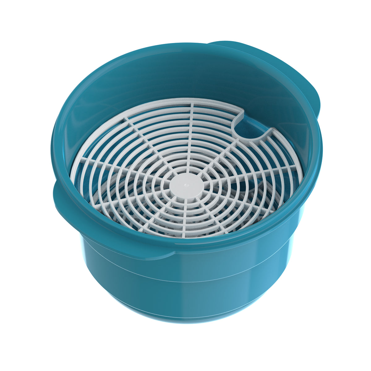 Microwave Dual Stack Steamer, Round, 2.6L