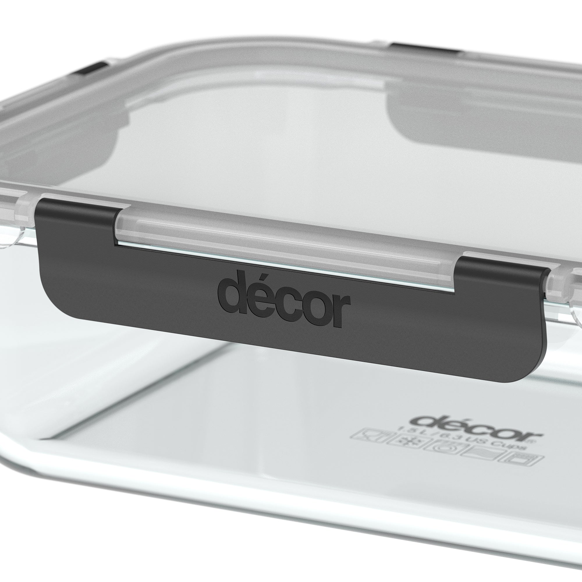 Premium Glass Clips Oblong, 1.5L