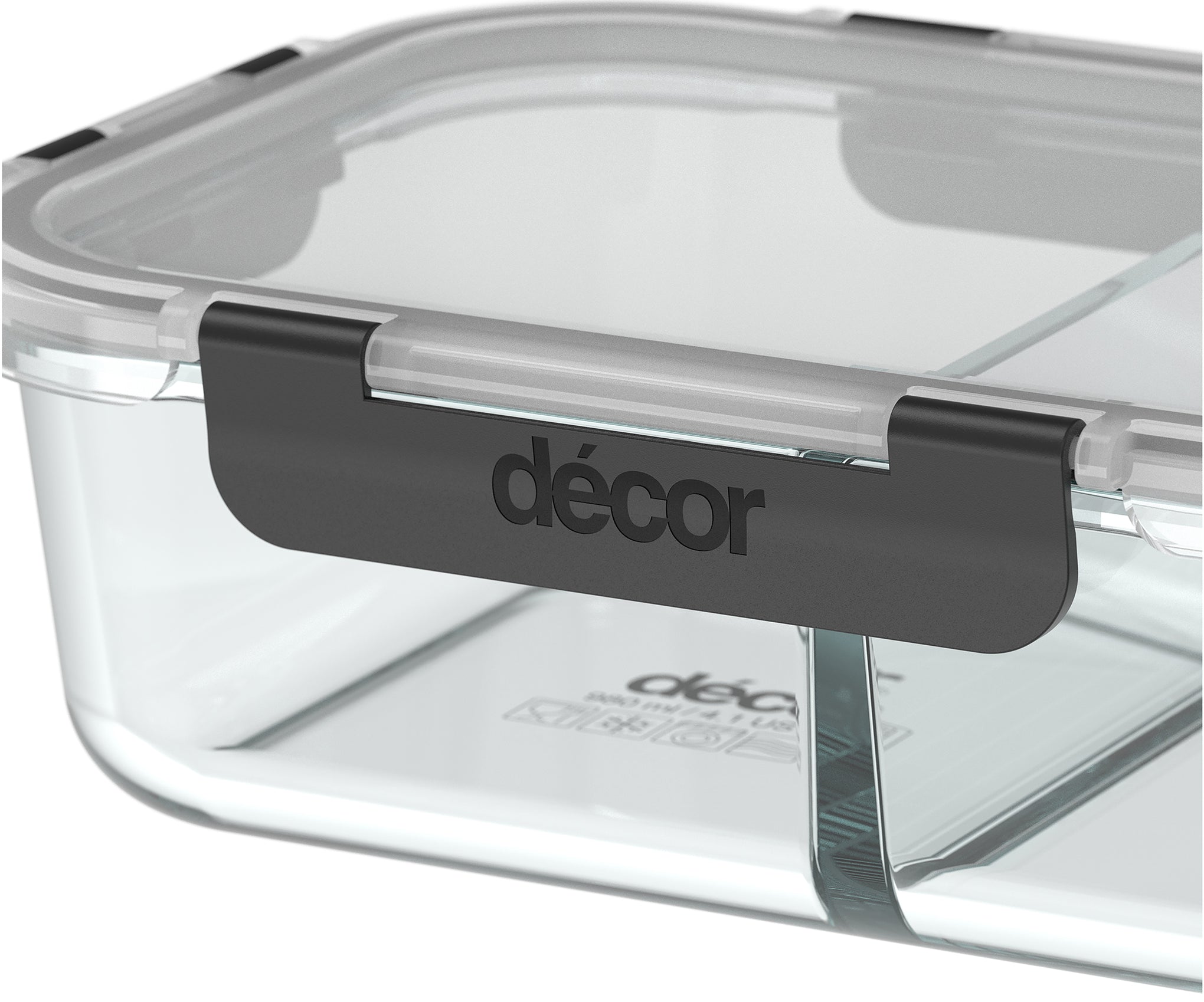 Premium Glass Clips, Split, Oblong, 980ml
