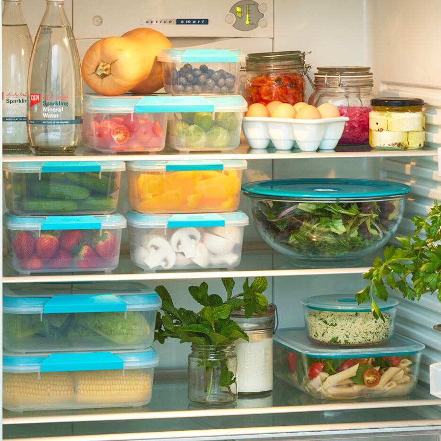 Food Containers, Oblong, 1L, Set