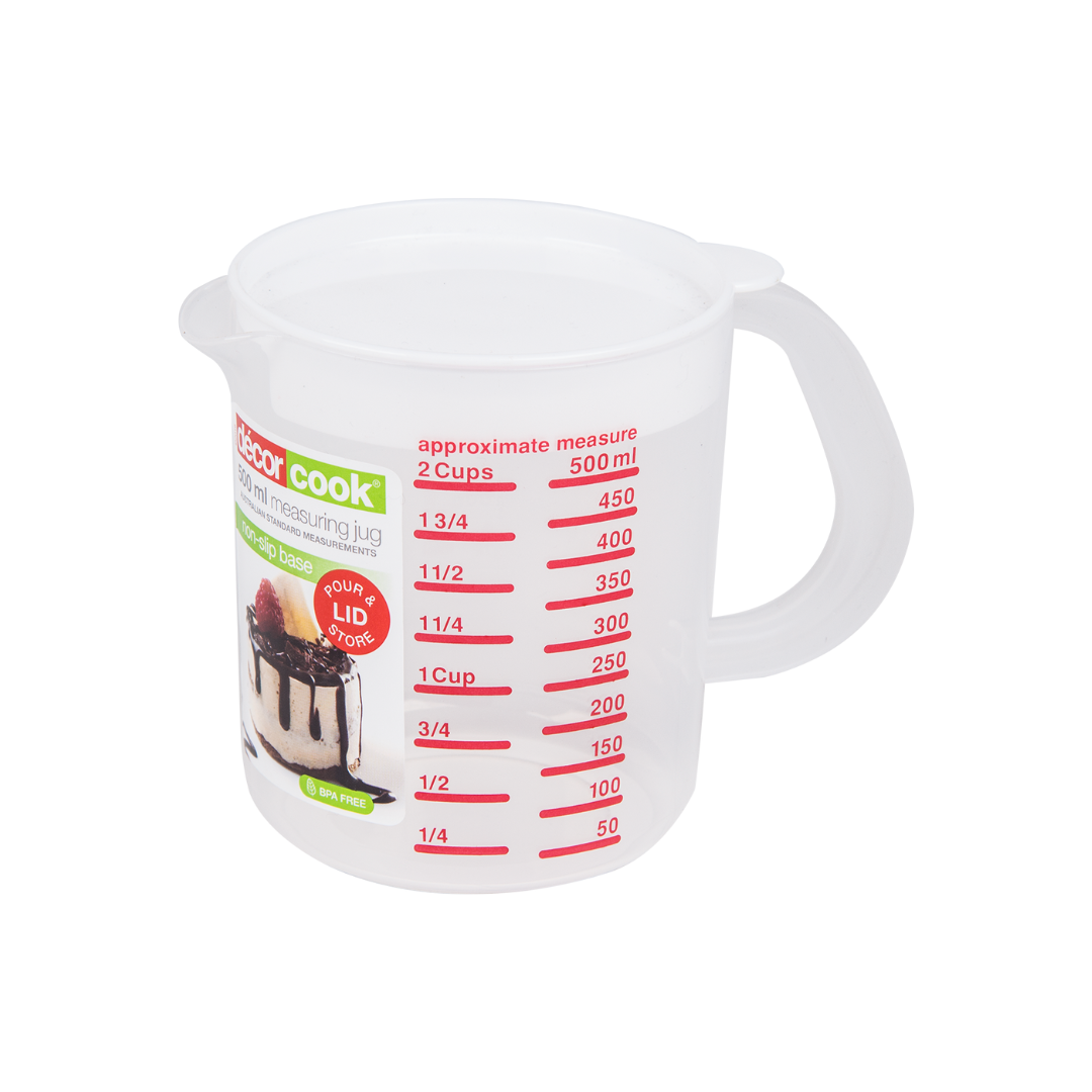 500ml Measuring Jug with Lid | Décor Australia – Décor Australia