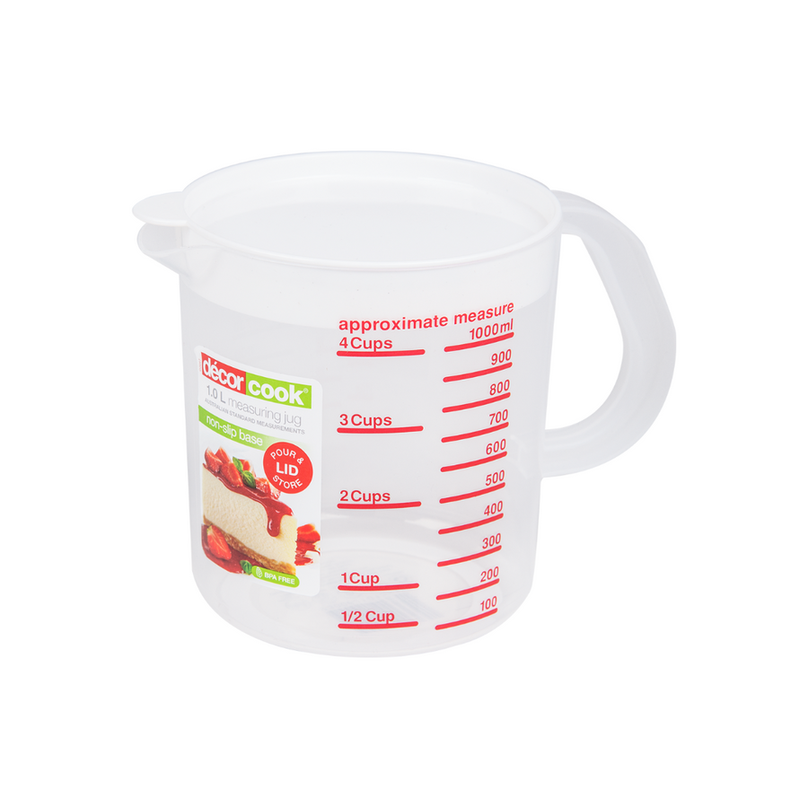 Measuring Jug with Lid, 1L