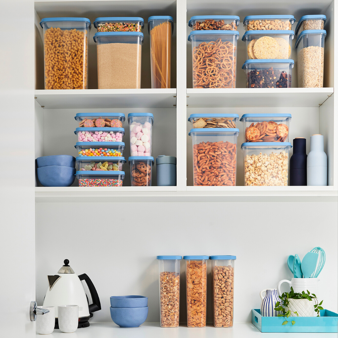 Stack & Store Pantry Containers, Oblong, 3.25L