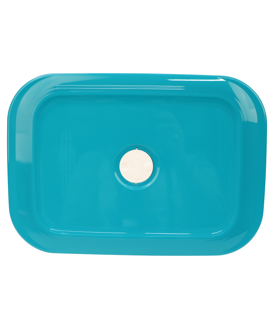 Thermoglass Lid for Glass Containers, Teal, 3L
