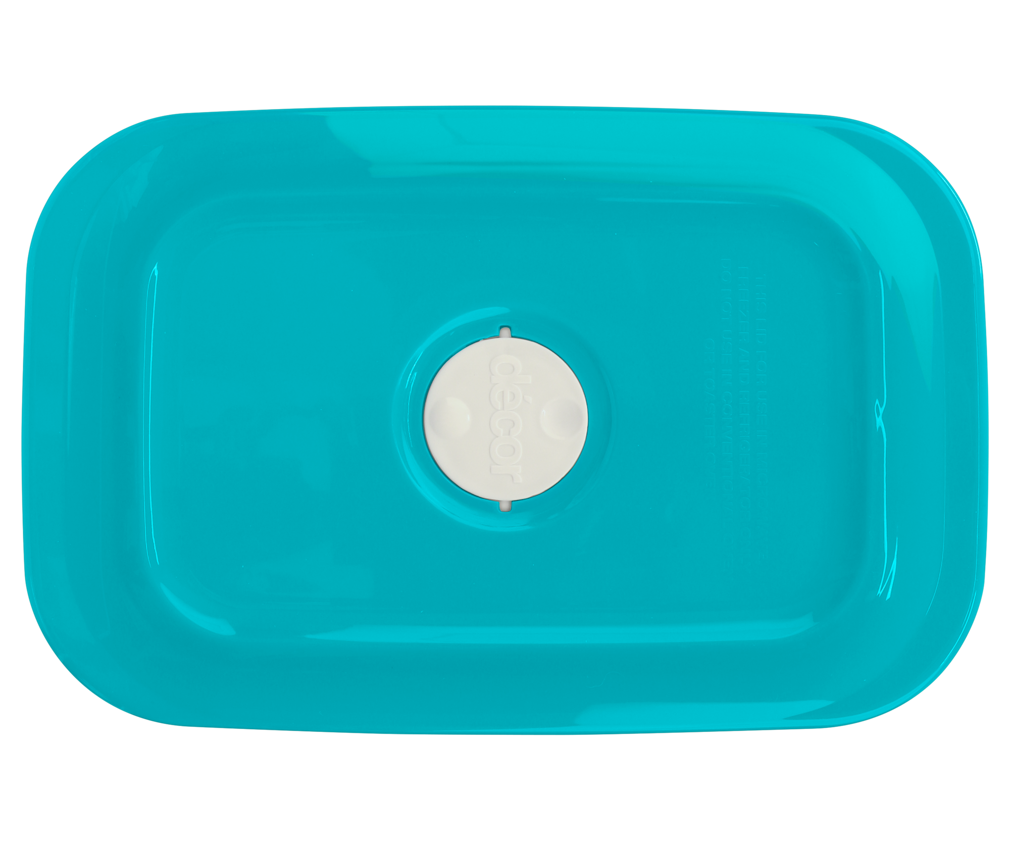 Thermoglass Lid for Glass Containers, Teal, 1L