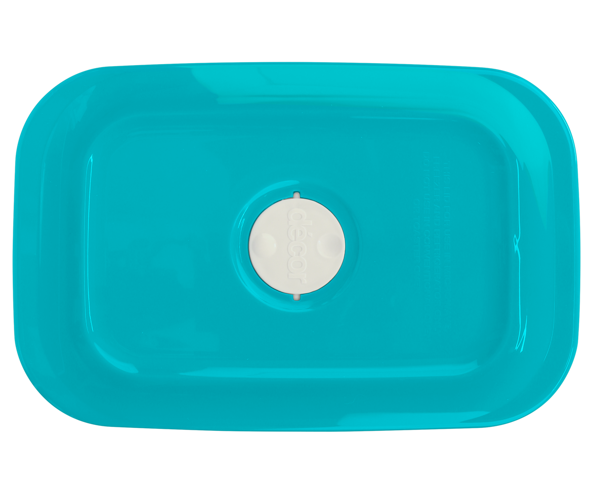 Glass Containers Thermoglass Lid, 1L, Teal Décor Australia Décor
