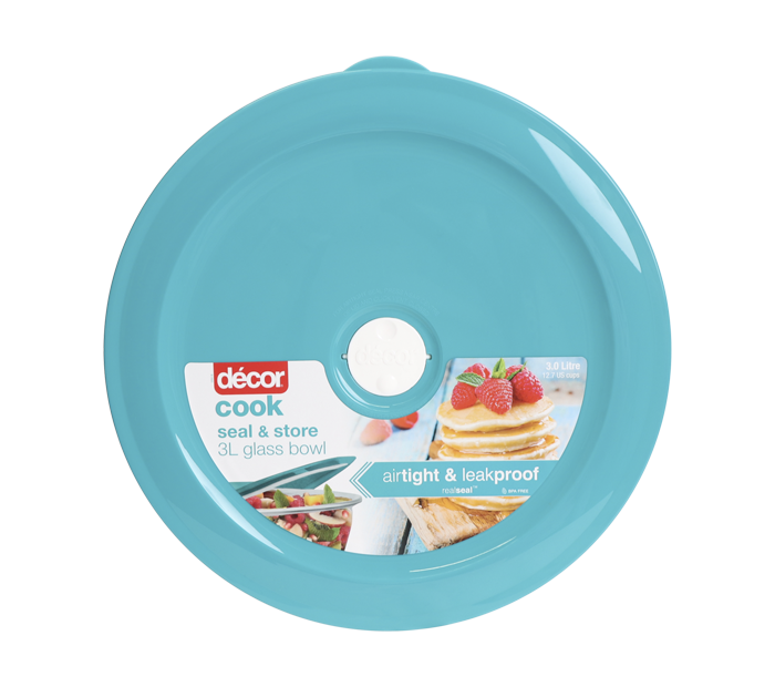 Cook Glass Seal & Store Bowl Lid, 3L