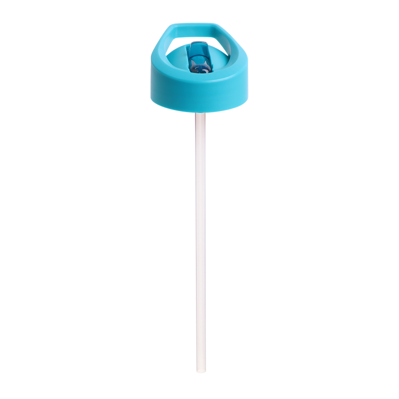 Quad Bands Tritan™ Bottle Lid & Straw Set, 750ml, Blue