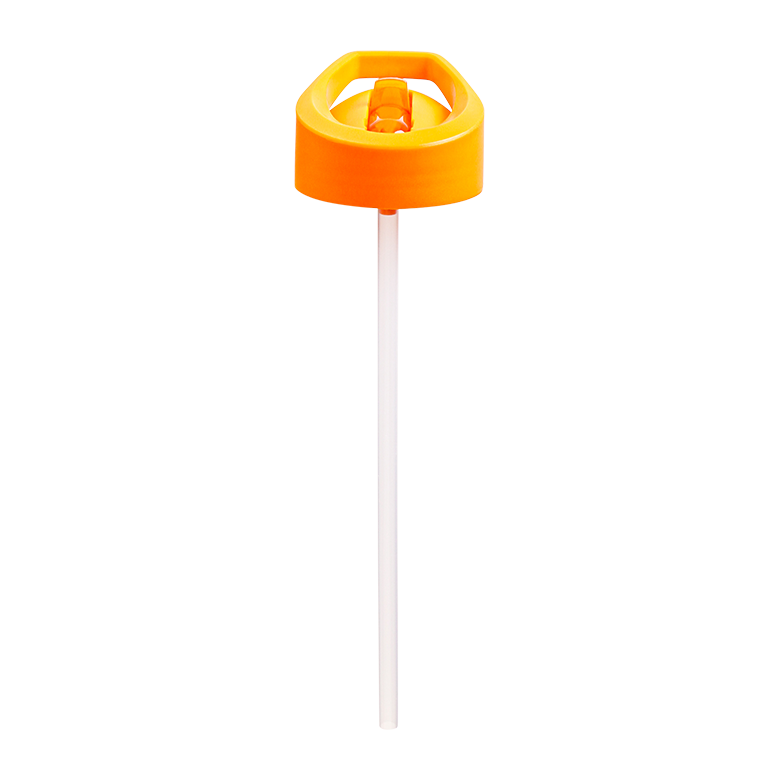 Quad Bands Tritan™ Bottle Lid & Straw Set, 750ml, Orange