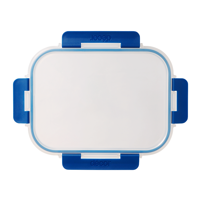 Glass Clips Lid, Oblong, 1L