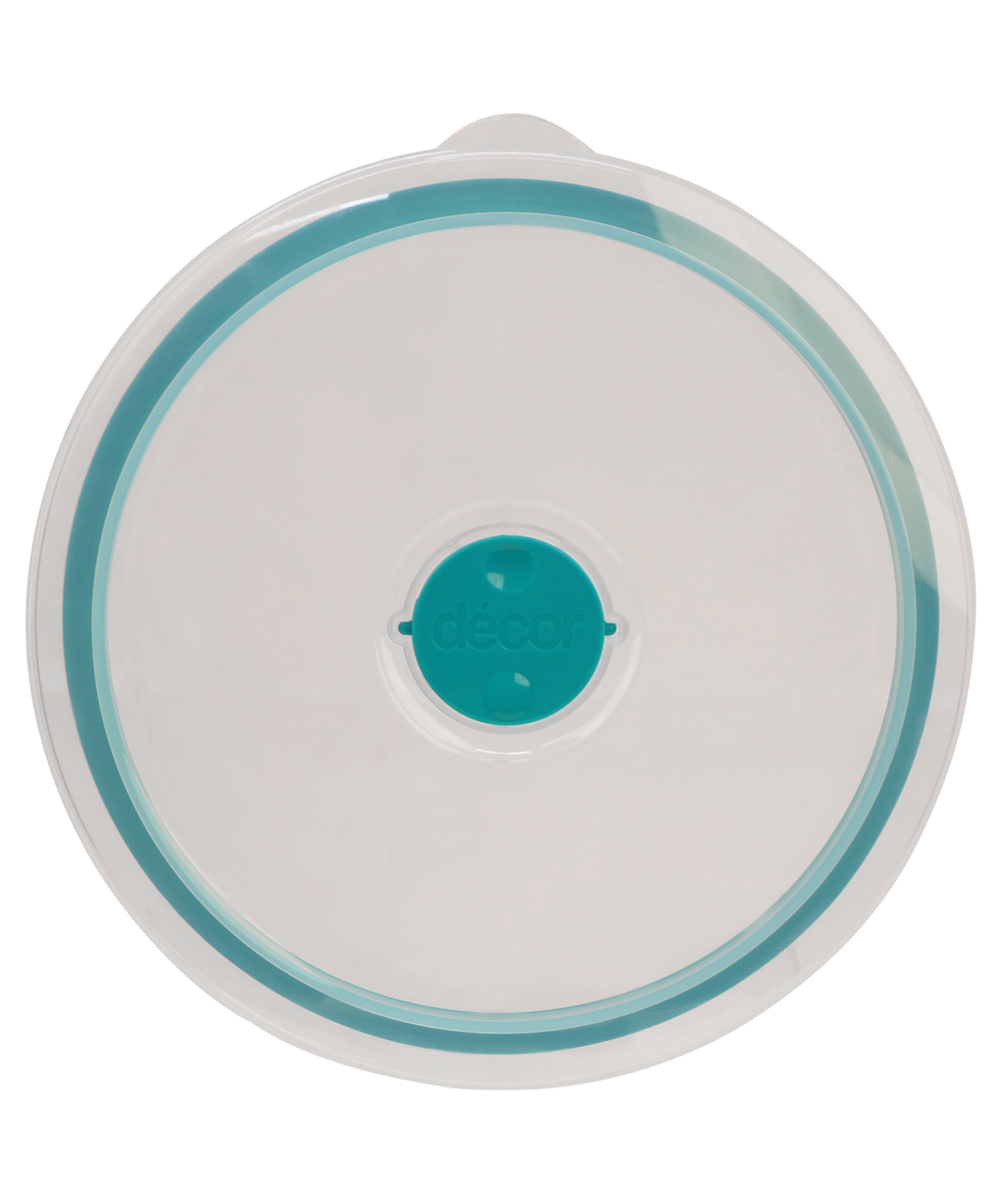 Vent and Seal Glass Round Food Storage 1.5L in Teal main image 1