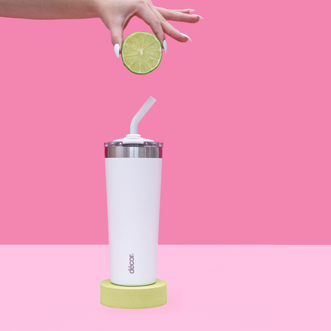 Double Wall Reusable Smoothie & Coffee Tumbler