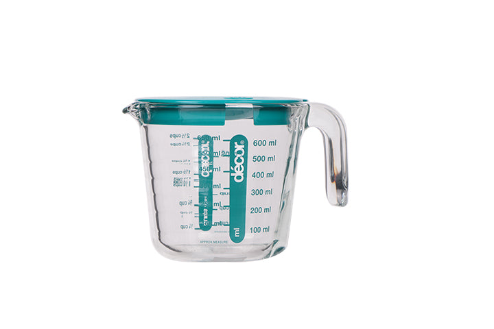 Glass Measuring Jug with Lid, 650ml