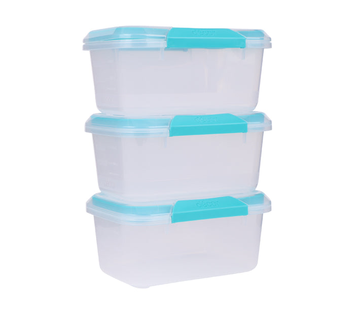 Food Containers, Oblong, 1L, Set